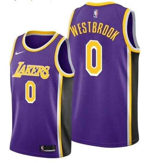 Lakers 0 Russell Westbrook Purple Nike Swingman Jersey,We sell and wholesale Lakers 0 Russell Westbrook Purple Nike Swingman Jersey on line form chian!